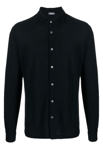 Zanone button-down fastening shirt - Blu