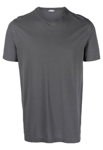 Zanone round-neck short-sleeve T-shirt - Grigio