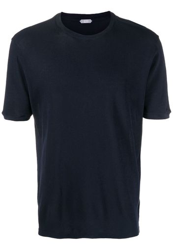 Zanone T-shirt girocollo a maniche corte - Blu