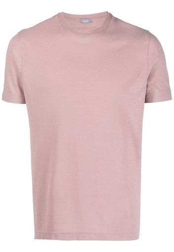 Zanone crew-neck cotton T-shirt - Rosa