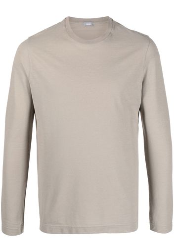 Zanone crew-neck long-sleeve T-shirt - Toni neutri