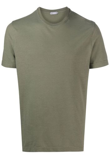 Zanone classic cotton T-shirt - Verde