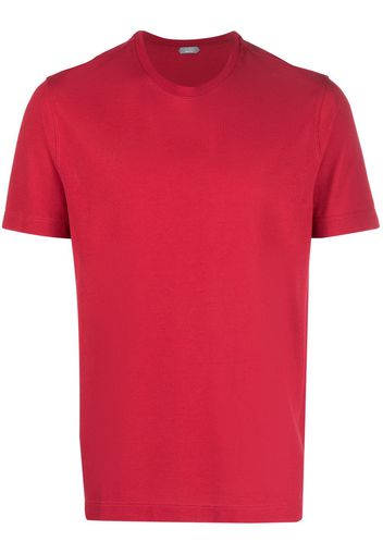 Zanone short-sleeve cotton T-shirt - Rosso