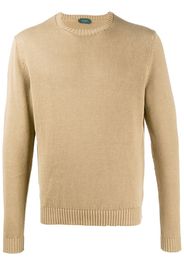 long-sleeve fitted jumper