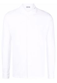 Zanone long-sleeved cotton shirt - Bianco