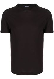 Zanone basic round-neck T-shirt - Marrone