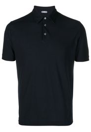 Zanone short-sleeve cotton polo shirt - Nero