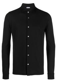 Zanone Camicia con colletto ampio - Nero