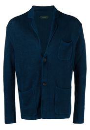 Zanone Cardigan con scollo a V - Blu