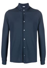 Zanone long-sleeved cotton shirt - Blu