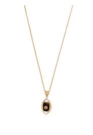 Collana con pendente Eye in oro 18kt e diamanti