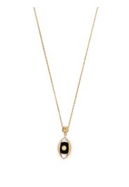 Collana con pendente Eye in oro 18kt e diamanti