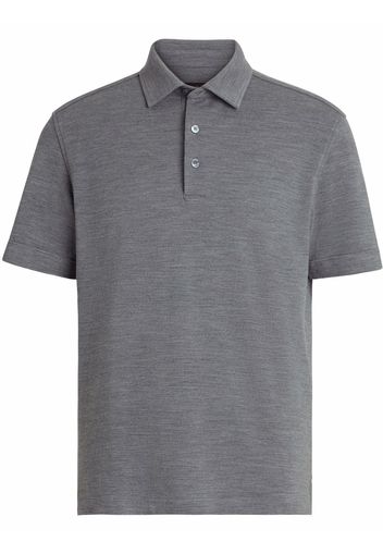 Zegna short-sleeve polo shirt - Grigio