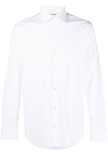 Zegna long-sleeve cotton shirt - Bianco