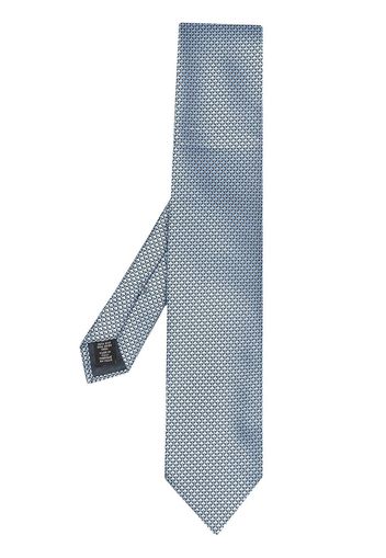 Zegna Cravatta con effetto jacquard - Blu