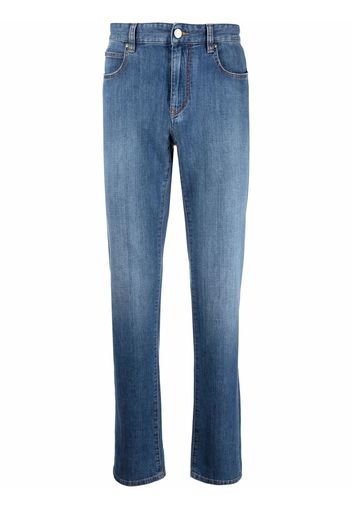 Zegna slim-cut denim jeans - Blu