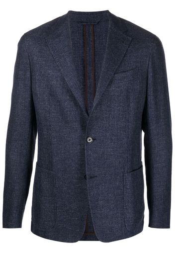 Zegna single-breasted tailored blazer - Blu