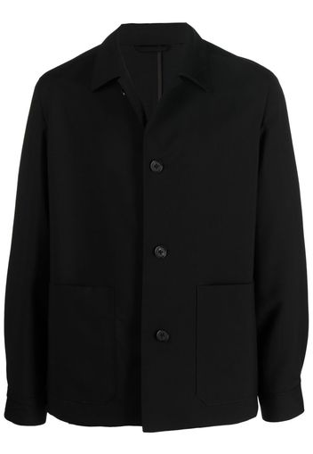 Zegna buttoned shirt jacket - Nero