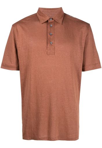 Zegna Polo a maniche corte - Marrone