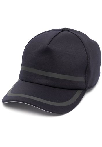 Zegna two-tone virgin-wool cap - Blu