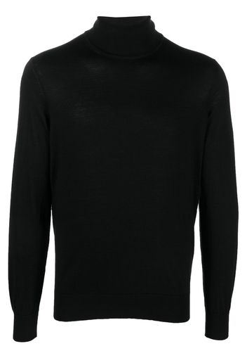 Zegna roll-neck knit jumper - Nero