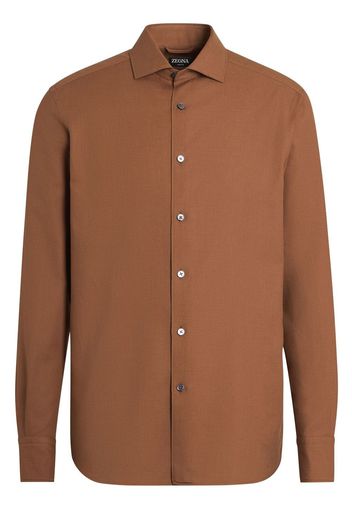 Zegna Camicia a maniche lunghe - Marrone