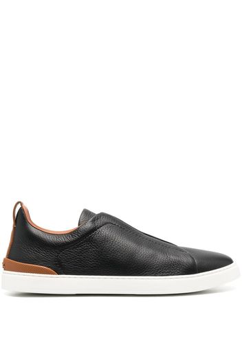 Zegna Sneakers con dettaglio cuciture - Blu