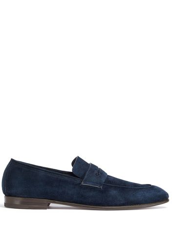 Zegna L'Asola suede loafers - Blu