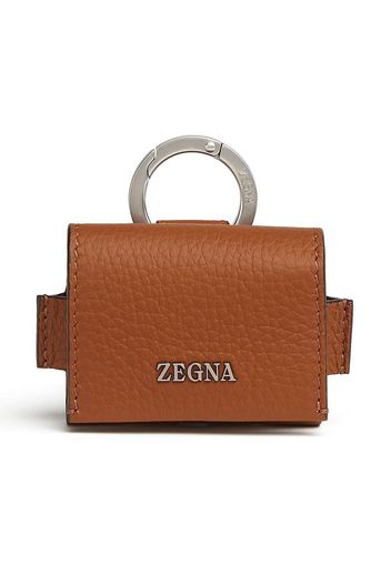 Zegna Vicuna deerskin Airpods Pro case - Marrone