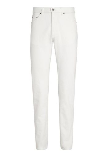 Zegna slim-cut five-pocket jeans - Bianco