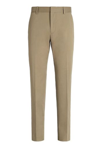 Zegna Pantaloni sartoriali affusolati - Marrone