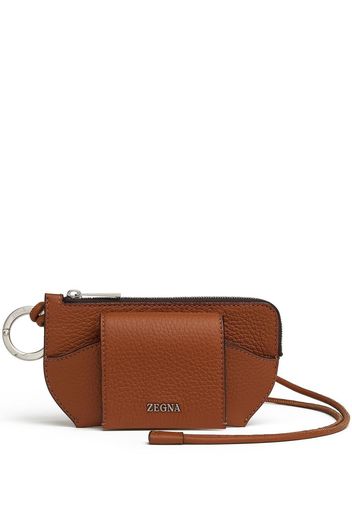 Zegna Vicuna glasses case - Marrone