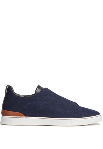 Zegna Triple Stitch™ low-top sneakers - Blu