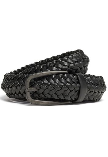 Zegna braided leather belt - Nero