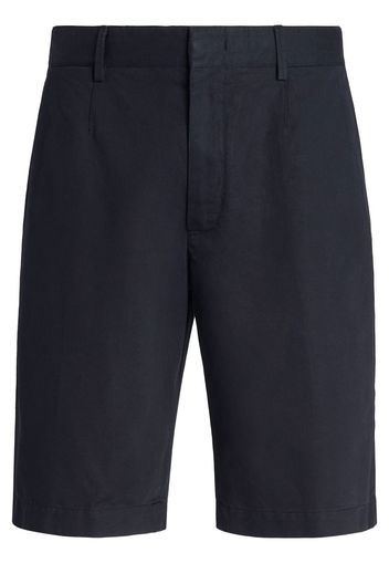 Zegna Summer knee-length chino shorts - Blu