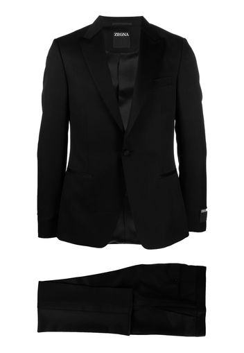 Zegna single-breasted suit - Nero