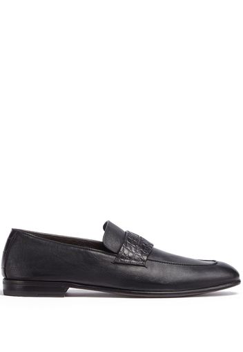 Zegna L'Asola leather loafers - Marrone