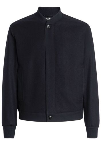 Zegna Oasi cashmere bomber jacket - Blu