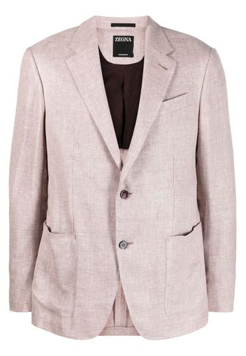 Zegna tailored single-breasted blazer - Toni neutri