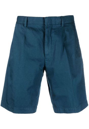 Zegna mid-rise Chino shorts - Blu