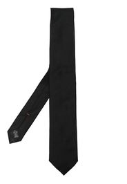 Zegna pointed silk tie - Nero