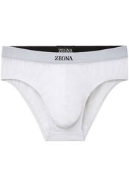 Zegna Slip con stampa - Bianco