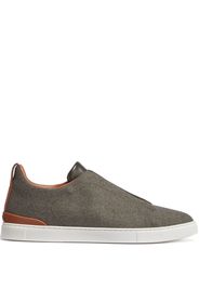 Zegna Sneakers con bordo a contrasto - Verde