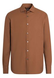 Zegna Camicia a maniche lunghe - Marrone