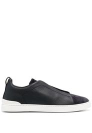 Zegna slip-on suede sneakers - Blu