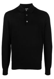 Zegna knitted polo shirt - Nero