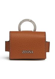 Zegna Vicuna deerskin Airpods Pro case - Marrone