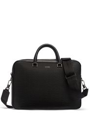 Zegna PELLETESSUTA™ edgy business bag - Nero