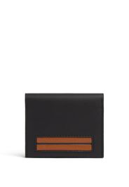 Zegna foldable leather cardholder - Nero