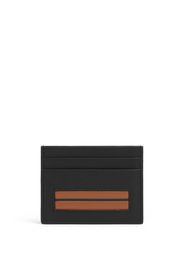 Zegna leather smooth cardholder - Nero